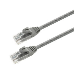 A145-0327 AISENS CABLE DE RED LATIGUILLO RJ45 LSZH CAT.6A 500 MHZ UTP AWG24 GRIS 2