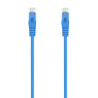 A145-0575 AISENS CABLE DE RED LATIGUILLO RJ45 LSZH CAT.6A 500 MHZ UTP AWG24 AZUL 2