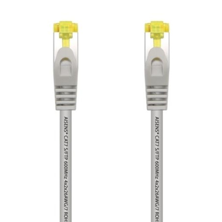 A146-0335 AISENS CABLE DE RED LATIGUILLO RJ45 LSZH CAT.7 600MHZ S/FTP PIMF AWG26 GRIS 2