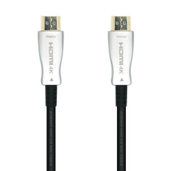 A148-0378 AISENS CABLE HDMI V2.0 AOC (ACTIVE OPTICAL CABLE) PREMIUM ALTA VELOCIDAD HEC 4K@60HZ 18GBPS A/M - A/M NEGRO 20M