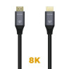 A150-0427 AISENS CABLE HDMI V2.1 PREMIUM ALTA VELOCIDAD HEC 8K@60HZ 48GBPS A/M - A/M GRIS/NEGRO 1