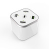 ASCH-5PQC-W AISENS CARGADOR USB 48W 5 PUERTOS 3XUSB-A + 1XUSB-C + 1XUSBQC3.0 BLANCO