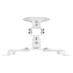 CP03TSR-129 AISENS SOPORTE UNIVERSAL GIRATORIO INCLINABLE DE TECHO PARA PROYECTOR BLANCO