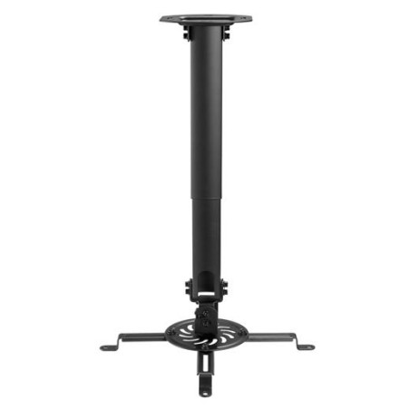 CP04TSRE-131 AISENS SOPORTE UNIVERSAL GIRATORIO INCLINABLE Y EXTENSIBLE  DE TECHO PARA PROYECTOR NEGRO