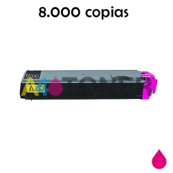 Toner compatible TK510 / TK-510 / TK 510 kyocera magenta alternativo al toner original Kyocera 1T02F3BEU0