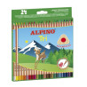 AL000129 ALPINO LÁPICES DE COLORES TRI 175MM C/SURTIDOS ESTUCHE 24 UD