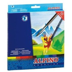 AL000131 ALPINO LÁPICES DE COLORES AQUALINE ACUARELABLES 175MM ESTUCHE DE 24 C/SURTIDOS