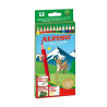 AL010654 ALPINO LÁPICES DE COLORES 175MM C/SURTIDOS ESTUCHE 12 UD