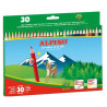 AL010659 ALPINO LÁPICES DE COLORES 175MM C/SURTIDOS ESTUCHE 30 UD