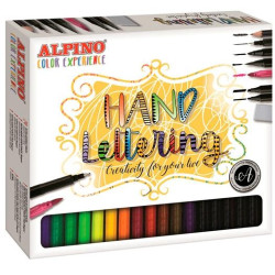 AR000701 ALPINO ROTULADORES HAND LETTERING COLOR EXPERIENCE C/SURTIDOS KIT COMPLETO 30 UD