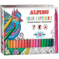 AR001038 ALPINO ROTULADORES COLOR EXPERIENCE TRIANGULARES PUNTA 2