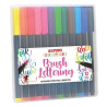 AR001054 ALPINO ROTULADORES BRUSH LETTERING EXPERIENCE PUNTA PINCEL COLORES SURTIDOS ESTUCHE 12 UD