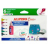 DE000036 ALPINO SET DE PINTURA CREA TEXTIL 20ML ESTUCHE DE 5 + PINCEL C/SURTIDOS