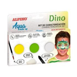 DL000683 ALPINO MAQUILLAJE AL AGUA SET DE CARACTERIZACIÓN DINO