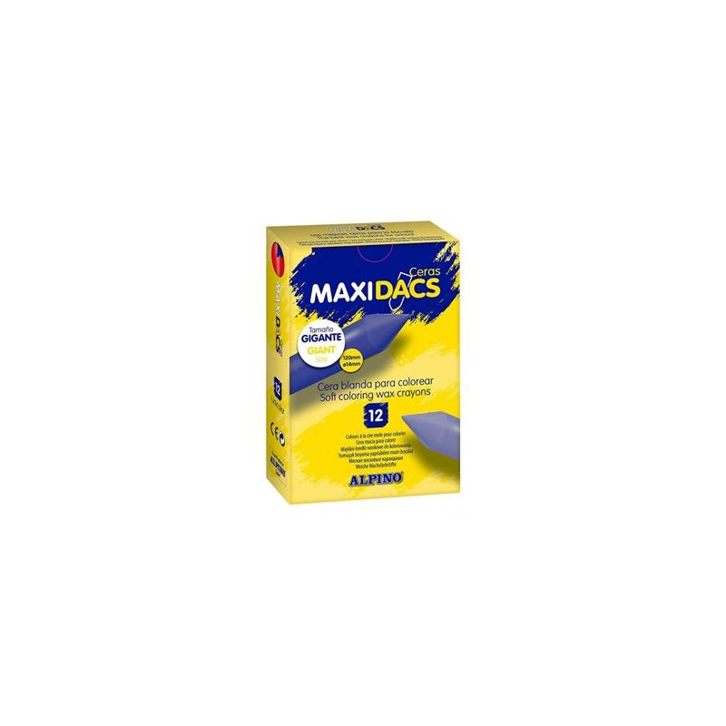 DX060101 ALPINO CERAS MAXIDACS CAJA DE 12  BLANCO