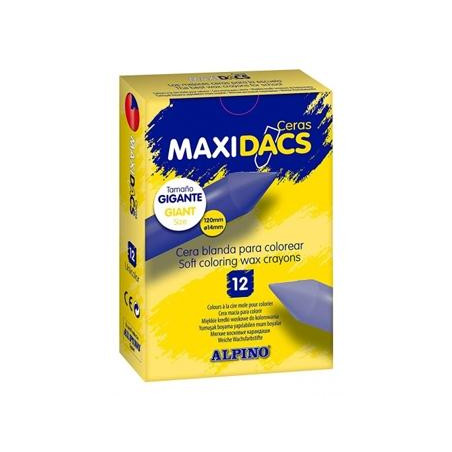 DX060101 ALPINO CERAS MAXIDACS CAJA DE 12  BLANCO