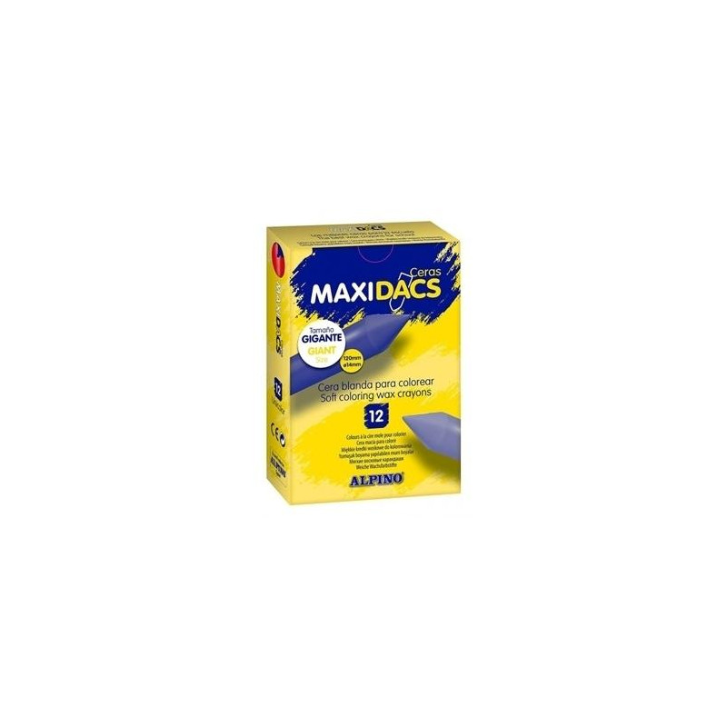 DX060113 ALPINO CERAS MAXIDACS CAJA DE 12 VIOLETA CLARO