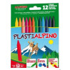 PA000012 ALPINO CERAS PLÁSTICAS PLASTIALPINO 115MM NO MANCHAN ESTUCHE DE 12 C/SURTIDOS