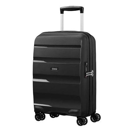 SA134849 NE AMERICAN TOURISTER SPINNER RÍGIDO BON AIR 4 RUEDAS 200X400X550MM C/CERRADURA TSA DE 3 DÍGITOS PP NEGRO