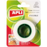 11168 APLI CINTA ADHESIVA TRANSPARENTE ROLLO 19MM X 33M PACK 10 UD