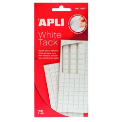 11803 APLI MASILLA PRECORTADA REMOVIBLE WHITE TACK 75GR BLANCO