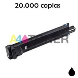 Toner comaptible Konica TN210 / TN 210 negro genérico al toner original konica Minolta 8938-509