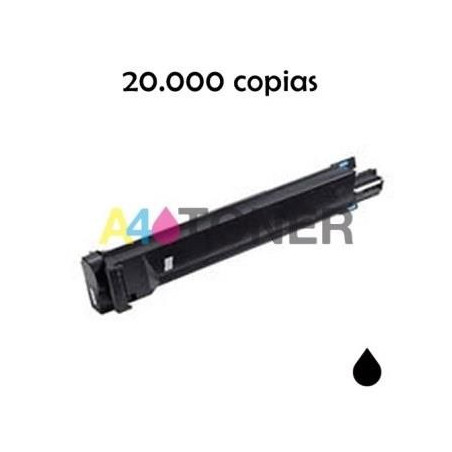 Toner comaptible Konica TN210 / TN 210 negro genérico al toner original konica Minolta 8938-509