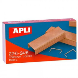 18142 APLI GRAPAS 22/6-24/6 COBREADAS CAJA 1000 UD -PACK 10 CAJAS-