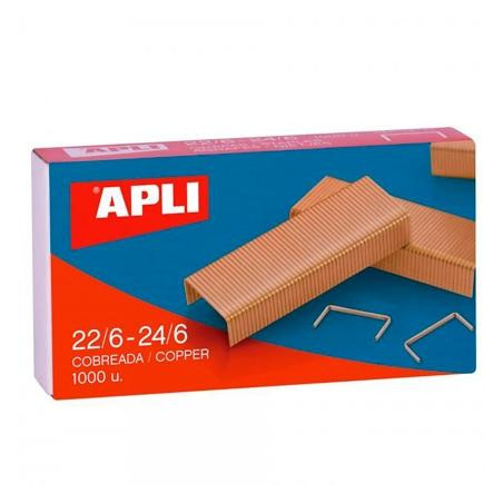 18142 APLI GRAPAS 22/6-24/6 COBREADAS CAJA 1000 UD -PACK 10 CAJAS-