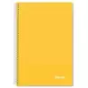 IMP0102 IMPREX CUADERNO ESPIRAL TAPA PP FOLIO 80H 90GR 4X4 AMARILLO