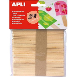 13063 APLI PALO DE POLO 114X10MM COLOR MADERA NATURAL -50U-