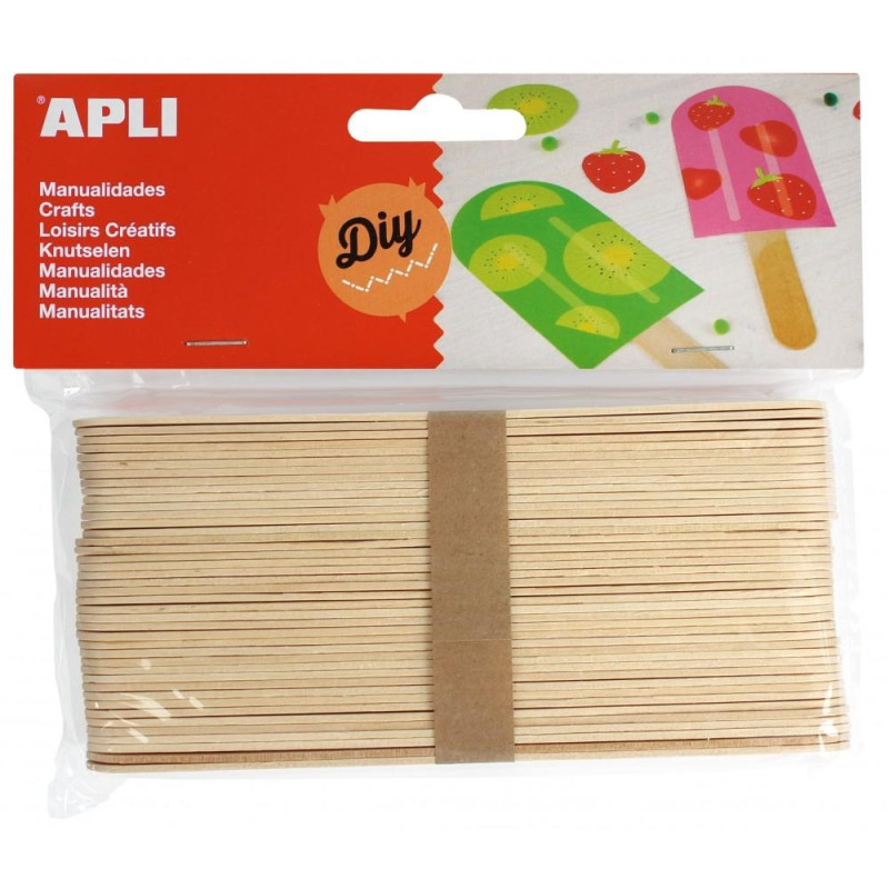 13268 APLI PALO DE POLO 150X18MM COLOR MADERA NATURAL -40U-