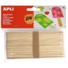 13268 APLI PALO DE POLO 150X18MM COLOR MADERA NATURAL -40U-