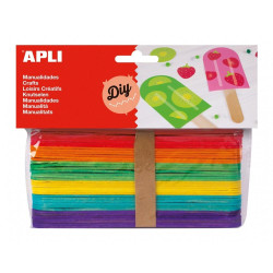 13269 APLI PALO DE POLO 150X18MM COLORES SURTIDOS -40U-