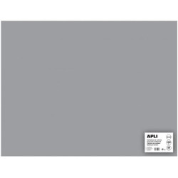 14268 APLI CARTULINA 50X65CM 170GR PACK DE 25H GRIS