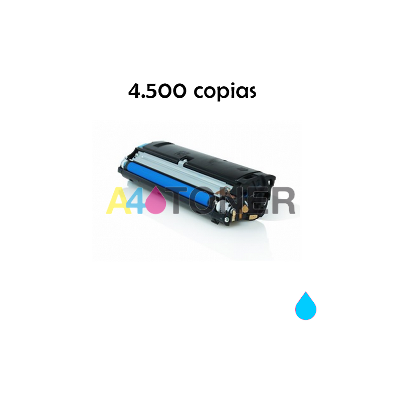 Toner compatible KM2300 / KM-2300 cyan genérico al toner original Konica minolta DL2300C ( 171-0517-008 )