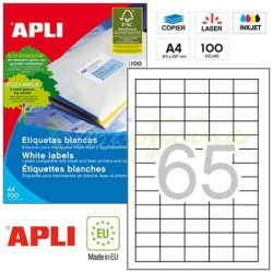 01283 APLI ETIQUETAS ADHESIVAS 38X21