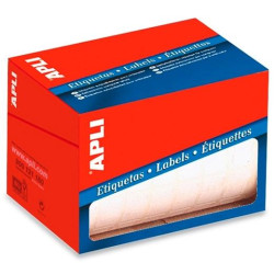 01704 APLI ETIQUETAS PARA PRECIOS 53X100MM ESCRITURA MANUAL C/ROMOS ROLLO DE 300 BLANCO