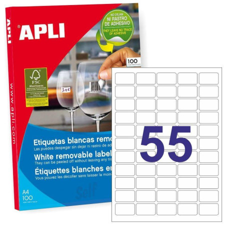 03051 APLI ETIQUETAS REMOVIBLES 36