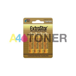 Pilas Alcalinas AAA pack de 4 JLR03-4B Extrastar