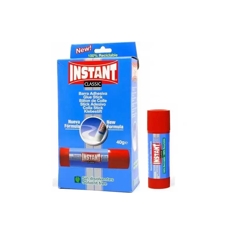 13001 INSTANT PEGAMENTO EN BARRA CLASSIC 40GR SIN DISOLVENTES