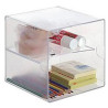 6705 CS TP ARCHIVO 2000 ORGANIZADOR ARCHICUBO DIVISOR 2 COMPARTIMENTOS 150X150X150 MM CRISTAL TRANSPARENTE