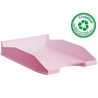 742 RS PS ARCHIVO 2000 BANDEJA ECOGREEN APILABLE 3 POSICIONES 345X255X60MM RECICLADO ROSA PASTEL