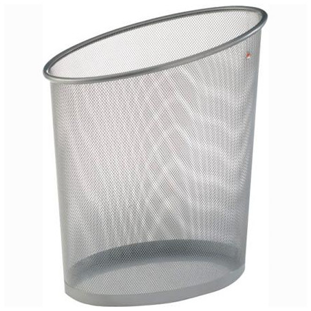 ALMESHCORB GS ARCHIVO 2000 PAPELERA DE REJILLA MESH ALBA CAPACIDAD 18 LITROS 355X290X400 MM GRIS