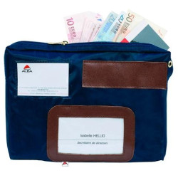 ALPOCAIS AZ ARCHIVO 2000 BOLSA DE CORRESPONDENCIA ALBA FABRICADA EN NYLON IMPERMEABLE 40X270X185 MM AZUL