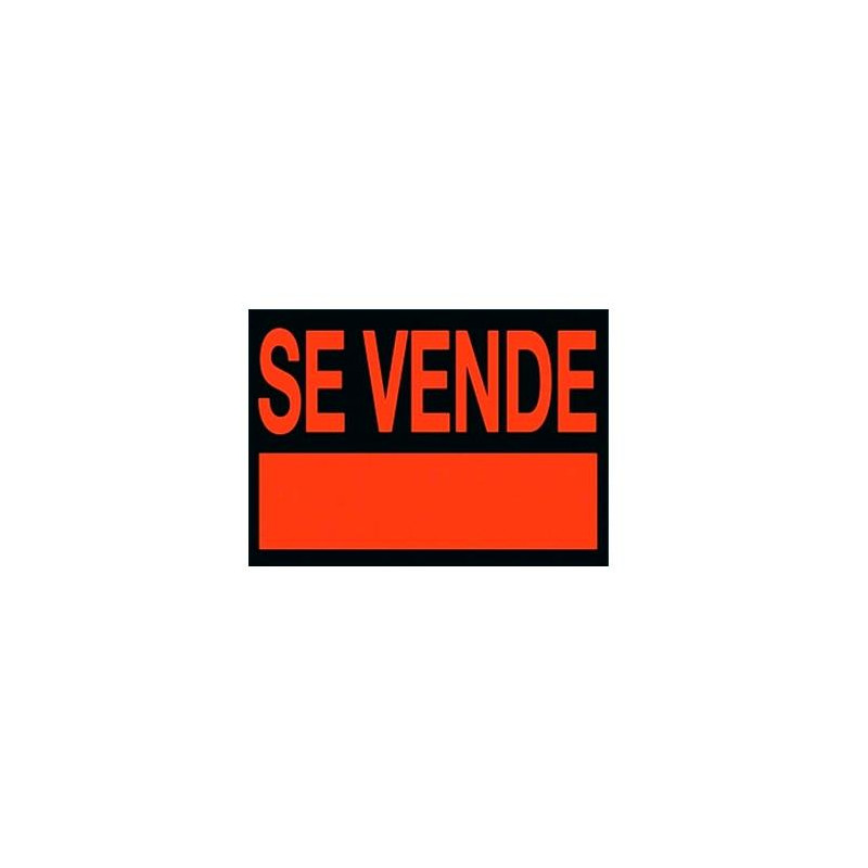 6160 NE ARCHIVO 2000 CARTEL "SE VENDE" 700X500 MM PVC NEGRO