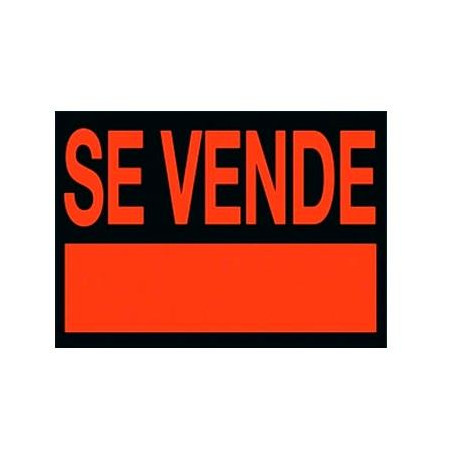 6160 NE ARCHIVO 2000 CARTEL "SE VENDE" 700X500 MM PVC NEGRO