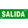 6170-06H VE ARCHIVO 2000 PACK DE 2 SEÑALES "SALIDA" 300X105 PVC VERDE