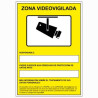 6172-09 AM ARCHIVO 2000 SEÑAL "CÁMARAS DE VIGILANCIA EN GRABACIÓN LAS 24 HORAS" 210X297 PVC AMARILLO