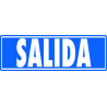 6177-07 GS ARCHIVO 2000 SEÑAL "SALIDA (SIN INDICADOR)" 175X65 PVC GRIS
